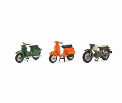 for Schuco set w.3 motorcycles 2020 1/43 Motorcycle Pre-built Model