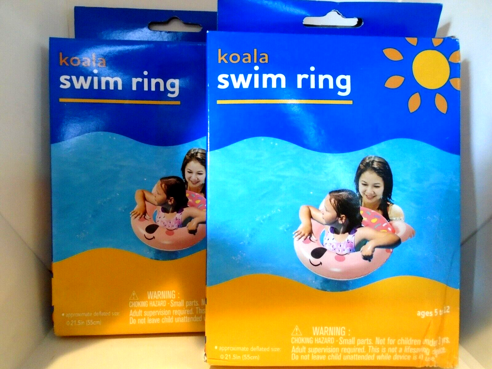 Pool Rope Floats Koala Koala swim ring pool inflatable Lot of 2 | eBay