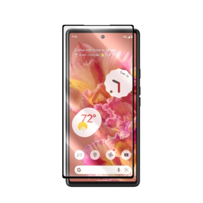 Heavy-Duty 9H HD Tempered Glass Screen Protector fit Google Pixel 6 Smart Phone