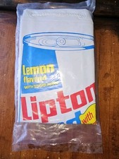 Vintage Inflatable Lipton Ice Tea Blow Up Ice Cooler Drawstring Closure 19" Tall