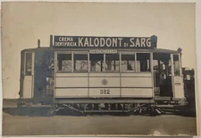 MILAN TRAM LINE BOCCACCIO-SAN SIRO ADVERTISING TOOTHPASTE PHOTO CM 17X12
