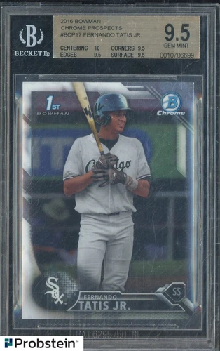 2016 Bowman Chrome Prospects BCP17 Fernando Tatis Jr. RC Rookie BGS 9.5