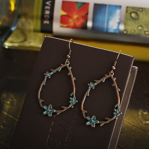 New Bohemia Ethnic Hook Multi-style Flower Women Long Tassel Earring Gypsy Style - Picture 31 of 36