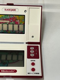 1985 Nintendo Game&Watch BLACK JACK Multi Screen MINT Game with good box