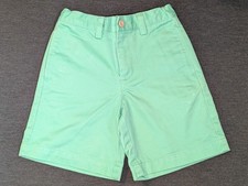 VINEYARD VINES BOYS CHINO SHORTS MINT PISTACHIO GREEN SIZE 5 BOYS ADJUSTABLE
