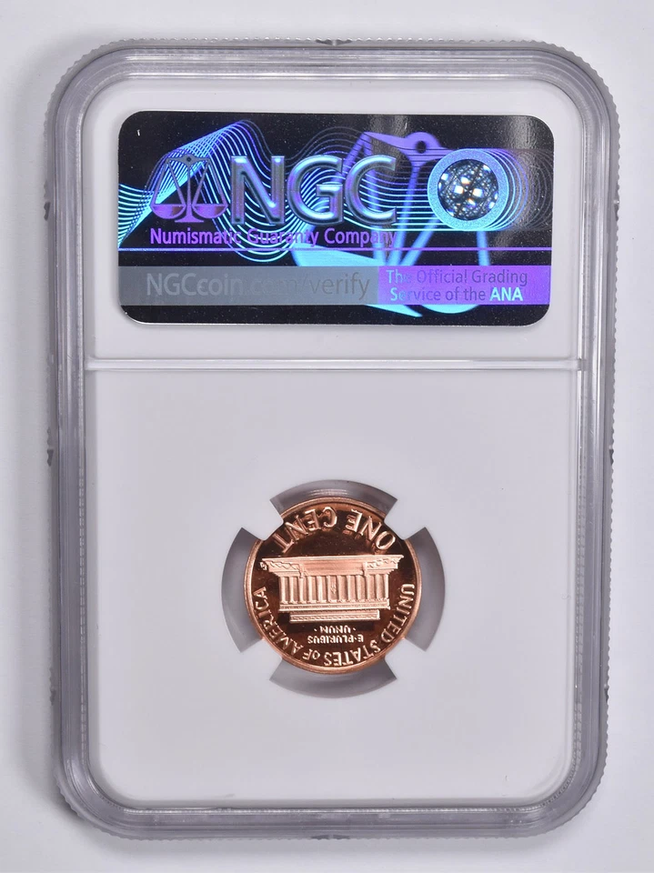 PF69 RD UCam 1992-S Lincoln Memorial Cent 1c NGC Brown Lbl *8676 - Image 2 of 4