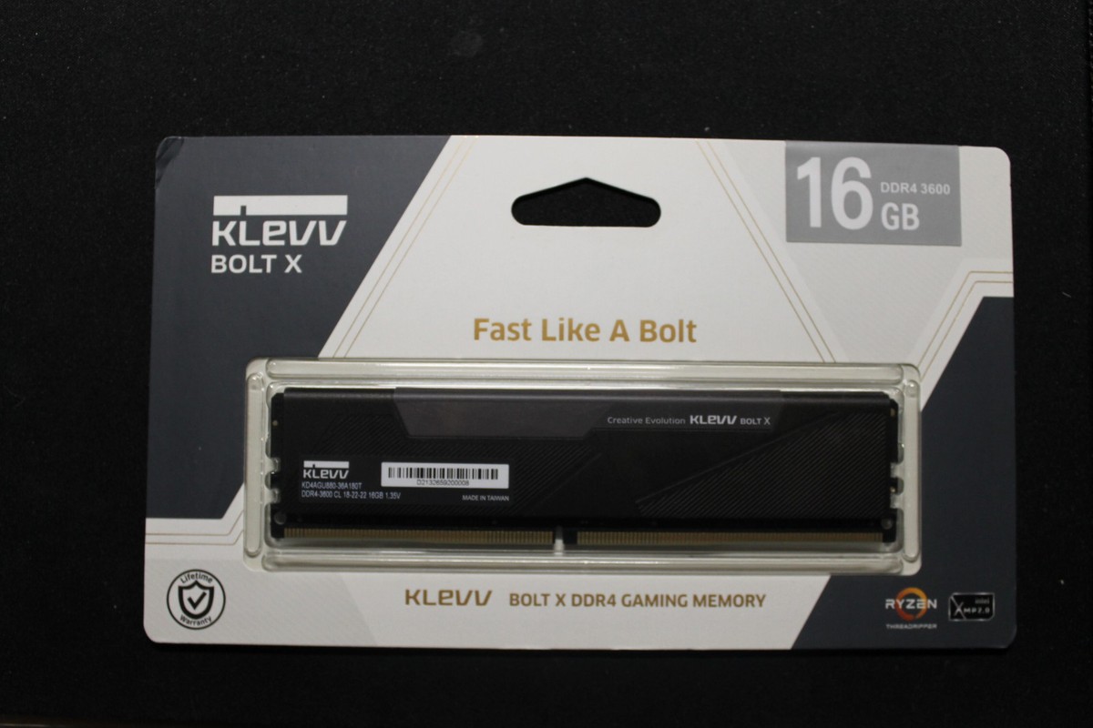 Cras Klevv Ddr4 Bolt Klevv Bolt X 3200 Review KLEVV BOLT X 16GB