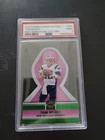 2015 Panini Crown Royale - Pink Ribbons Die-Cuts Tom Brady #PR8 Green