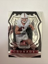 2020 Panini Prizm Draft Picks - Crusade Christian McCaffrey #25 Silver Prizm
