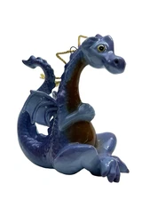 Hagen Renaker Storybook Blue Purple Brazel Dragon Ornament Ceramic REPAIRS