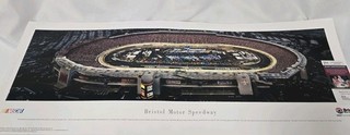 Kyle Busch Signed Bristol Panoramic 40x14 Photo M&M Nascar JSA AE36201 Autograph