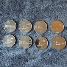 Lot of Old Man Of The Mountain New Hampshire Lottery Sweepstake Scratch Coins