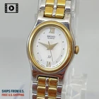Seiko SX V401-5101 Vintage 1993 [US Stock] Gold Oval Womens Quartz Watch *N.MINT