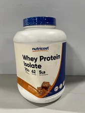 Whey Protein Isolate Powder Salted Caramel 5 Lbs