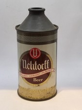 1950S UCHTORFF BEER CONE TOP BEER CAN DAVENPORT IOWA