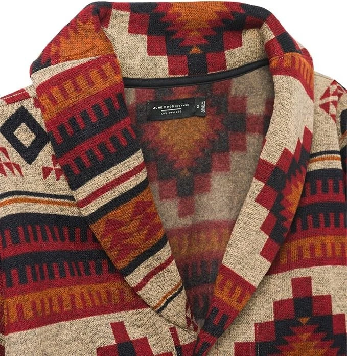 ¡NUEVO CON ETIQUETAS! Abrigo Suéter Manga Larga Suave y Cómodo con Diseño Suroeste y Cierre de Botones Foto 3 de 4