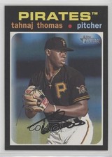 2020 Topps Heritage Minor League Edition Tahnaj Thomas #35 1b3
