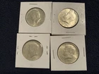 1964 AU-BU kennedy silver half dollar lot of 4