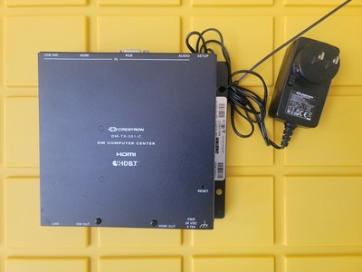 Crestron DM-TX-201-C DigitalMedia 8G Transmitter DM Computer Center w/ Adapter