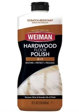Weiman Wood Floor Polish and Restorer 32 Ounce High-Traffic Hardwood Restore