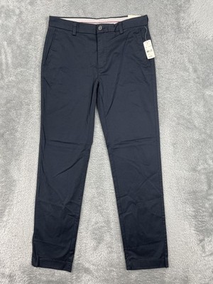 Brooks Brothers Red Fleece Pants Mens 32x32 Blue Chino Regular Fit