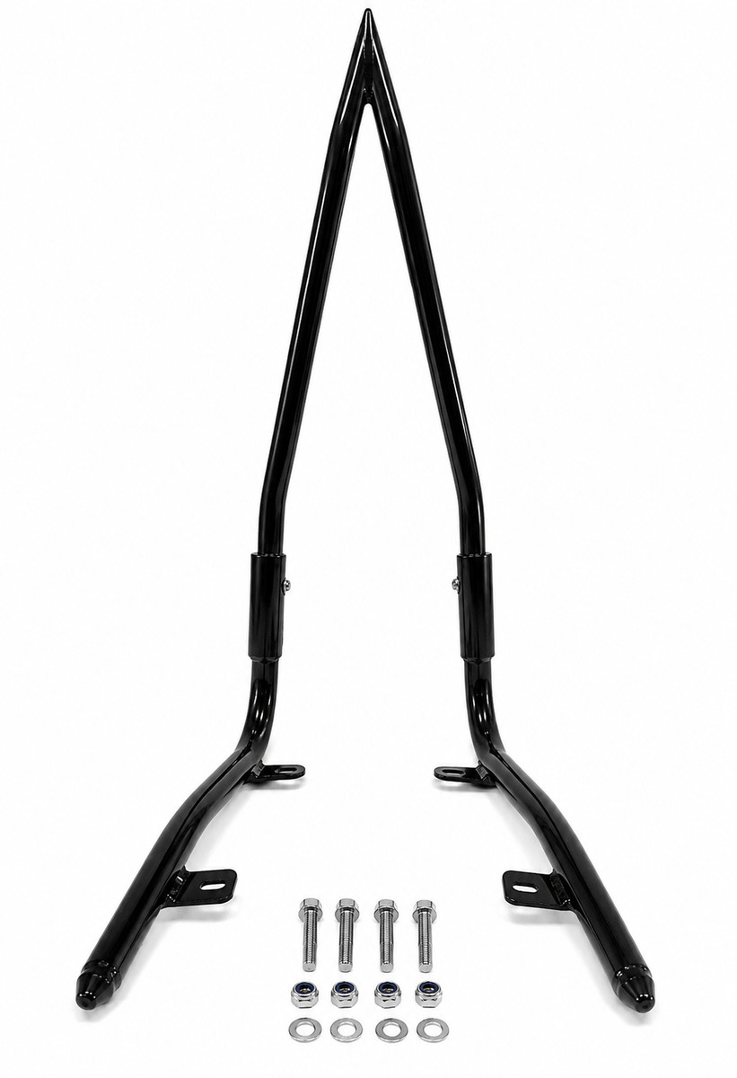 Passenger Backrest Sissy bar BLACK Tall Fit Honda Fury VT1300CX