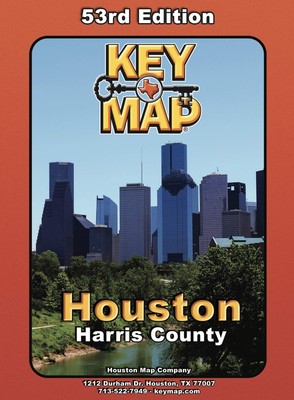 Key Map Houston, Harris County Atlas