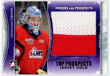 2012 ITG Top Prospects Jersey Gold Christopher Gibson #TPH-05