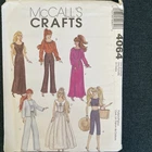 Vintage McCalls 4064 NEW Fashion Doll Clothes Barbie Style Clothes Peasant Dress