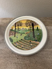 Villeroy & Boch The Four Seasons Plate # 3 Autumn Design Naif by Gerard Laplau