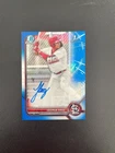2022 Bowman Chrome #CPA-JB Joshua Baez 1st Prospect Auto Blue Refractor 064/150