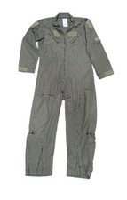 USGI CWU-27/P Nomex Flight Suit Sage Green 42R Flyer Coveralls Military FR