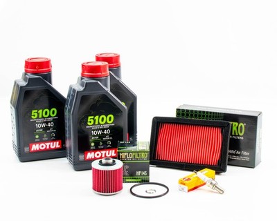 Revisionssatz Kerzenfilter für Yamaha XT 660 X von 2004 bis 2014 Motul 5100 10W4