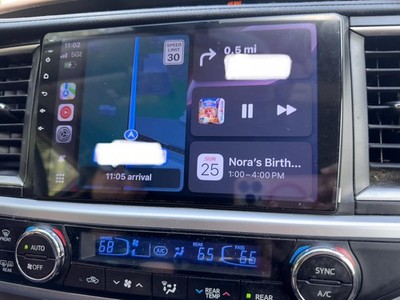 64GB CarPlay Android 12 For Toyota Highlander 2014-2019 Car Radio Stereo GPS Cam
