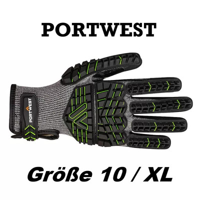 PORTWEST ** Stoßschutz - Nitrilschaum - Handschuhe ** A755 / VHR15 - Gr. 10 / XL