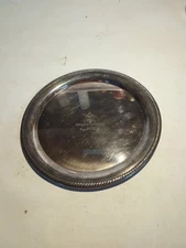 Anheuser Busch / 1971 Sales Convention Silver Serving Tray / FB Rogers Silver Co