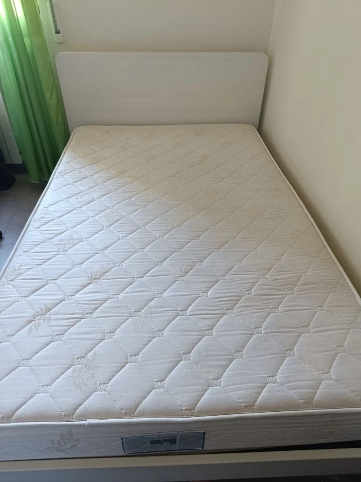 Letto una piazza e mezza con materasso morfeus e doghe - Immagine 2 di 4