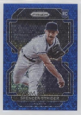 2022 Panini Prizm Tier III Blue Donut Circle /199 Spencer Strider Rookie RC 1g0v