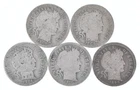 Better Lot 5 1908-D 1905-O 1914-S 1910-D 1898 Barber Dime 0.50 Face *225