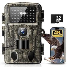 MRSCRET 4K 60MP WIFI TRAIL CAMERA GAME CAMERAS NIGHT VISION - Scratch & Dent
