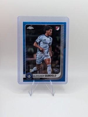 2025 Topps Chrome MLS #32 Aleksandr Guboglo Blue Refractor #/150