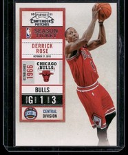 Derrick Rose 2010-11 Playoff Contenders Patches #69 Chicago Bulls