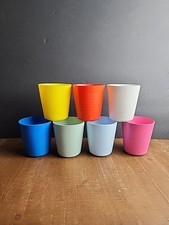 IKEA Kalas Set of 7 Toddler Cups Solid Colors
