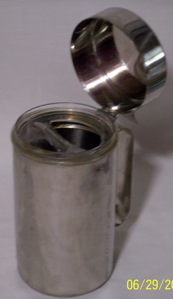 Jarra SITLEX India Caño de Crema de Leche Fría Caliente Incorporado 6" Acero Inoxidable Foto 4 de 4