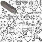 Steel Design Stamp Punch Tool to Embellish Metal, Plastic, Jewelry Blanks, Clay+