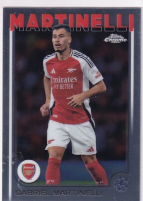 Topps Champions League Chrome 2025 No. 5 Gabriel Martinelli