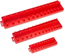 3pcs 1/2", 1/4", 3/8" Socket Tray Holder  SAE 3/16 in ~ 1-1/4 in