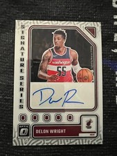 Delon Wright 2023-24 Panini Donruss Optic Signature Series Auto
