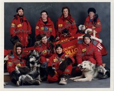 1986 North Pole Sled Dog Expedition Will Steger - Ann Bancroft Team SIGNED 8x10