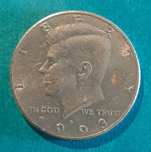 1993-P Kennedy Half Dollar — photo from the most recent tracked eBay sale